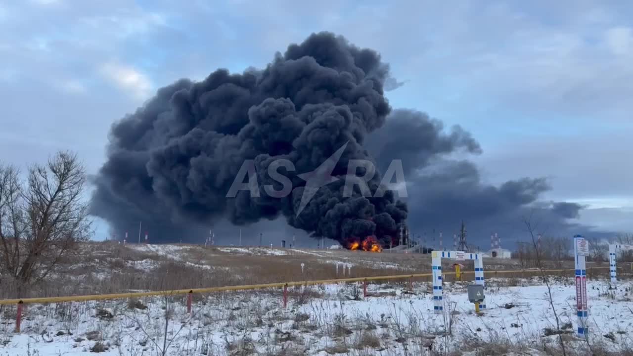 The second fuel reservoir caught fire at the oil depot in Oryol region