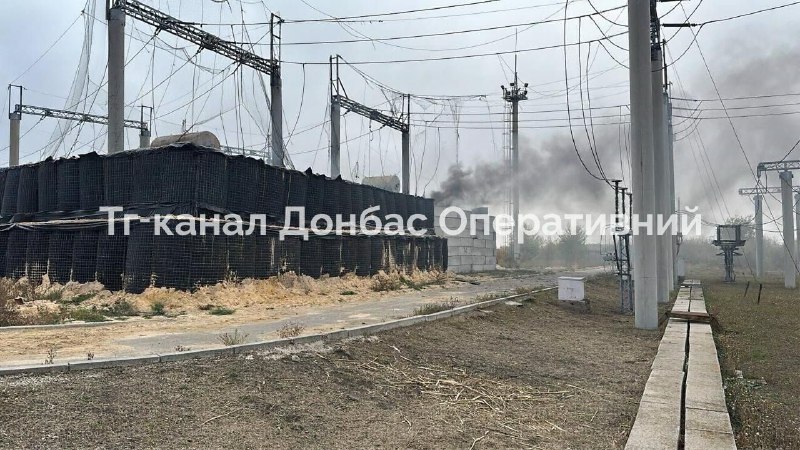 Russian drones had attacked substation near Novoiverske village of Donetsk region