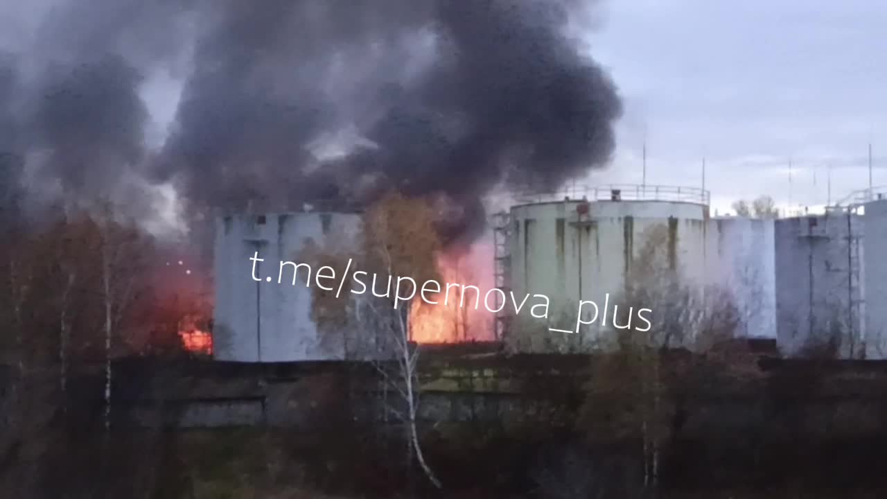 Fire reported at oil depot in Serpukhov, Moscow region