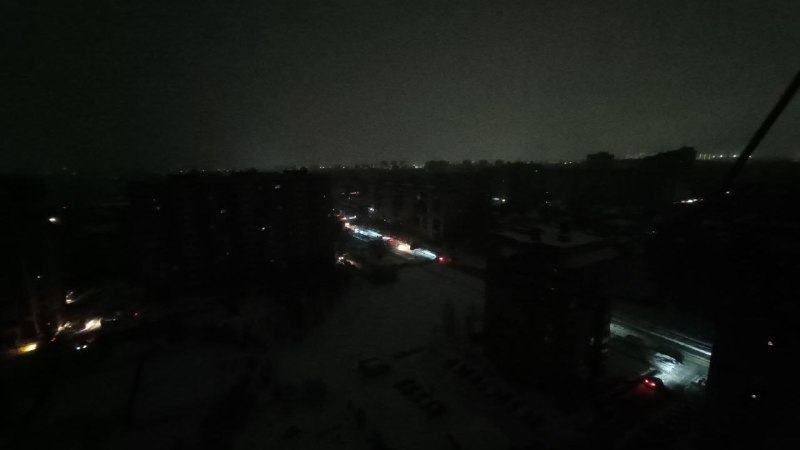 Blackout in Ramenskoye, Moscow region
