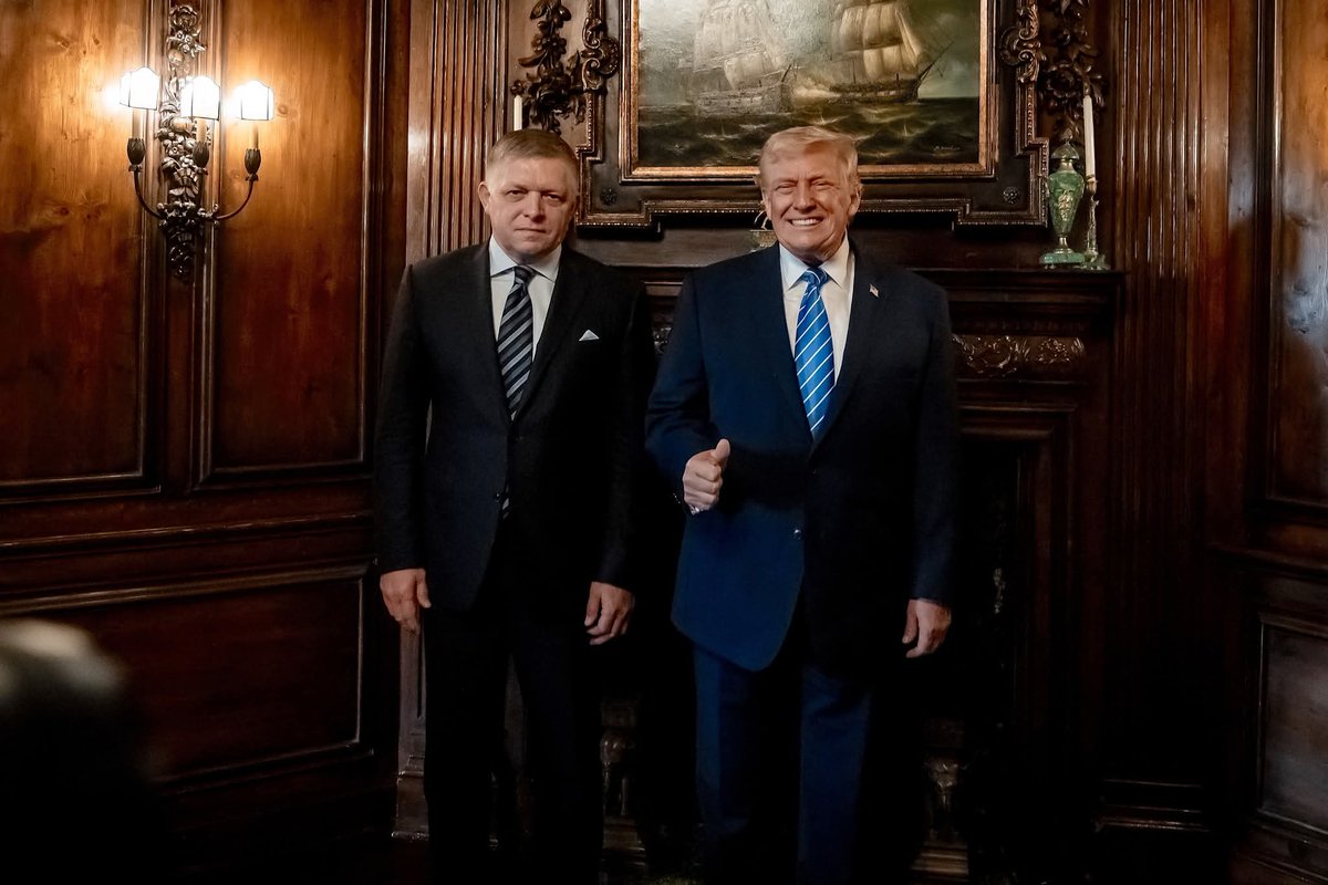 Slovak Prime Minister Robert Fico met with Donald Trump at Mar-a-Lago. Earlier in Washington, Slovakia and the United States signed an agreement on cooperation on a civilian nuclear program.