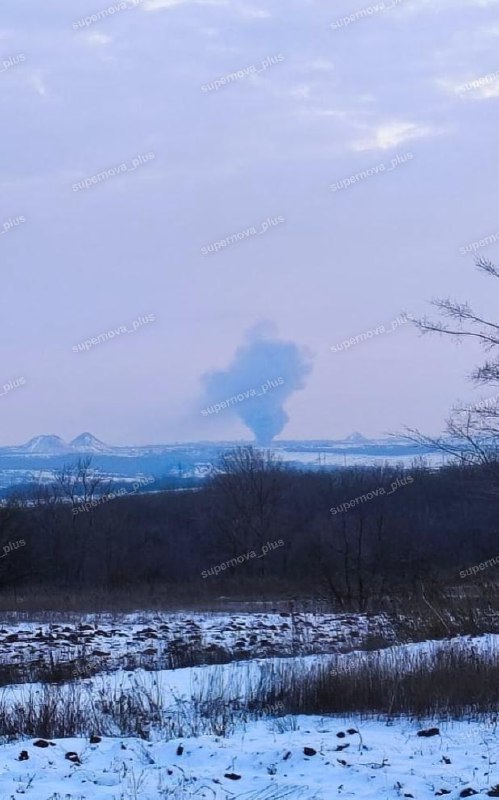Explosions were reported at Bokovo-Platove substation at the occupied part of Luhansk region of Ukraine