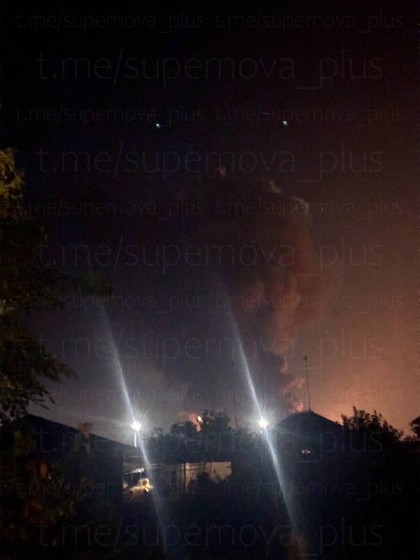 Explosions were reported in Slavyansk-Na-Kubani