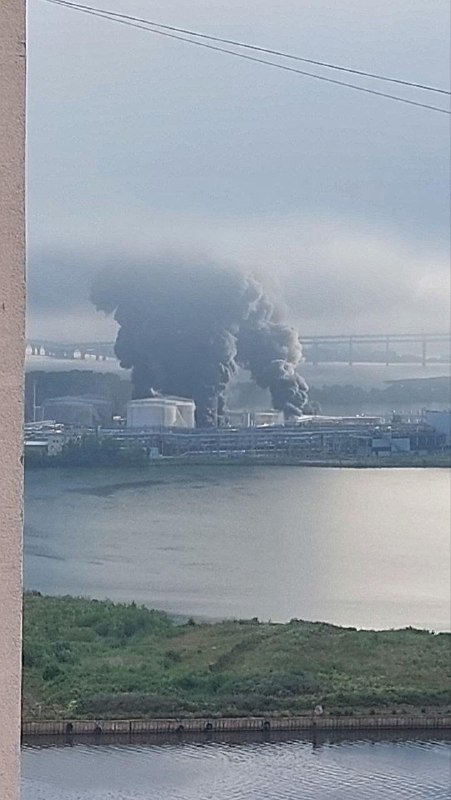 Several oil reservoirs were targeted in St Petersburg port