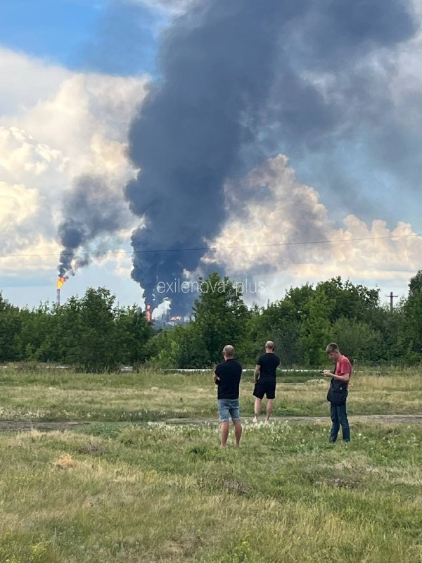 The biggest oil refinery in Russia, Omsk oil refinery was targeted in a drone strike