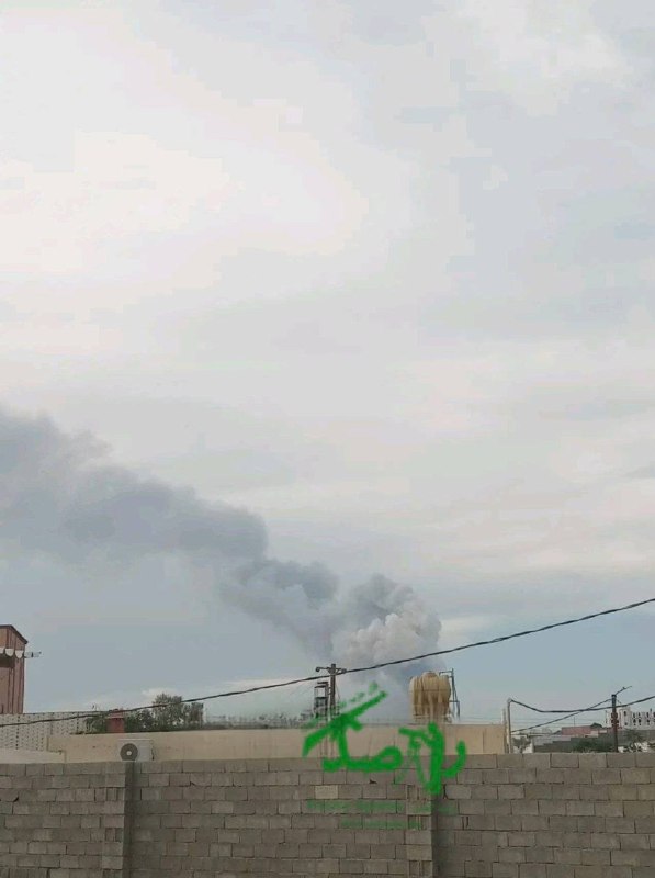 Smoke plumes rise from the Saudi Aramco refinery in Jeddah.
