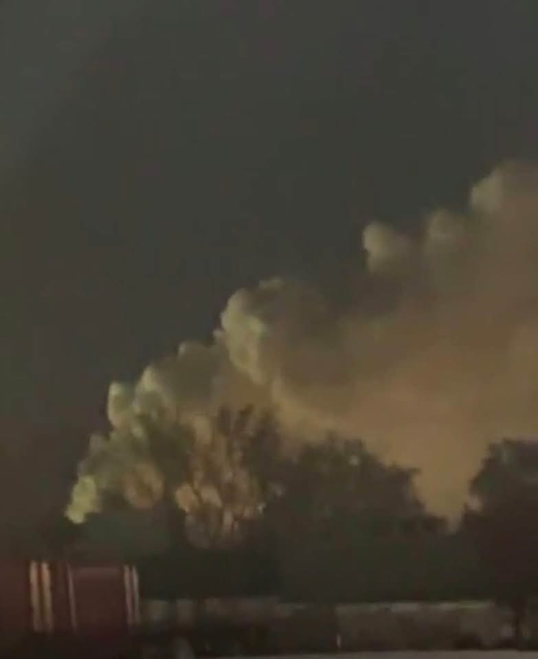 Toledo has a major chemical leak at a factory that's blanketing the whole north side of the city. They have a 1 sq mile evacuation zone. Companies reporting they're unable to respond to calls because of zero visibility. Companies north of I-75 not to return to the fire house